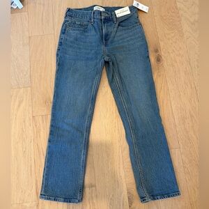 Abercrombie & Fitch Blue Straight Leg Jeans